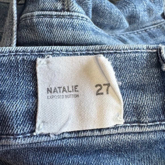 Hudson Natalie Super Skinny Jeans Button Fly Dark Wash Denim Size 27 - Picture 6 of 6